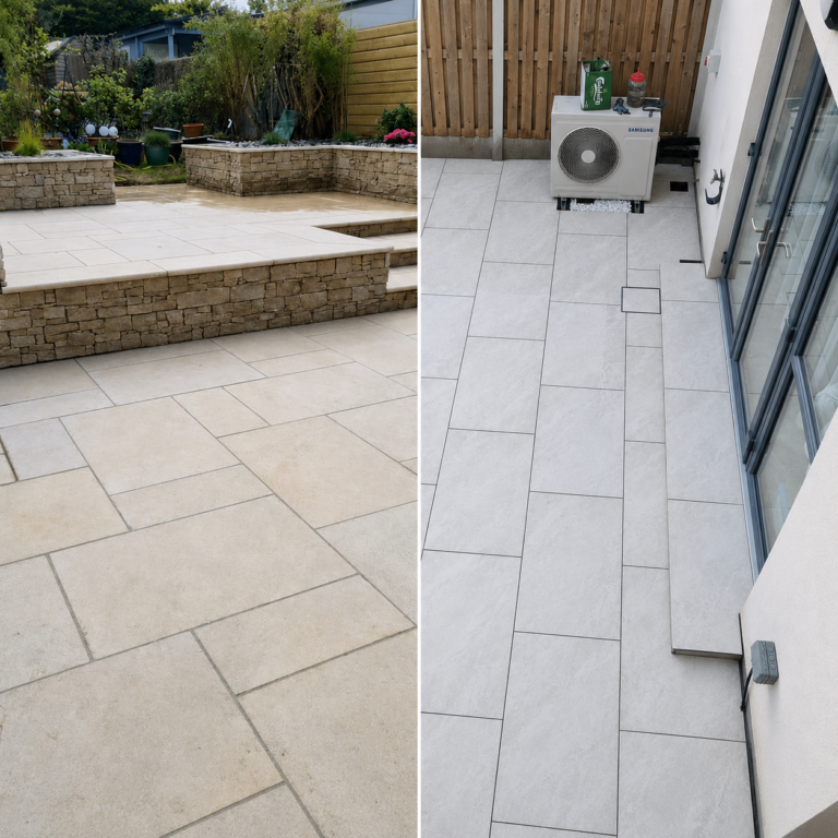 Porcelain vs Natural Stone Patios in Ireland – Which Is Better in 2026?