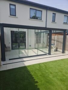 Complete garden transformation with aluminium pergola